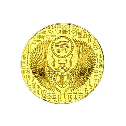 1/200 oz .9999 Fine Gold Round - Monarch - Egyptian Scarab (Sealed in Capsule)