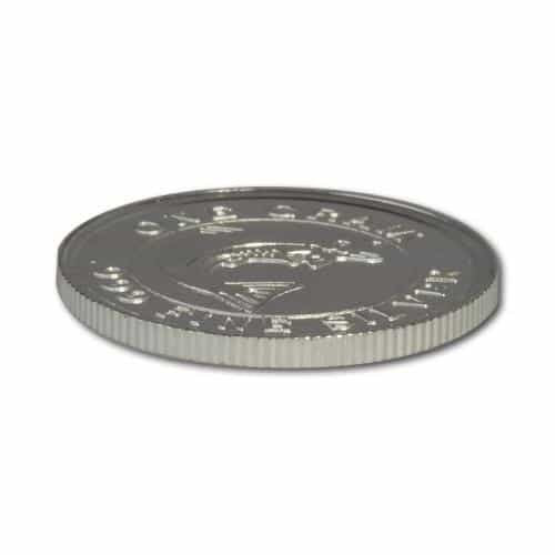 1 Gram .999 Fine Silver Round - Monarch Salmon Fish