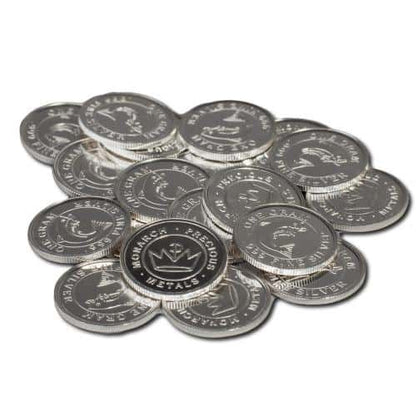 1 Gram .999 Fine Silver Round - Monarch Salmon Fish