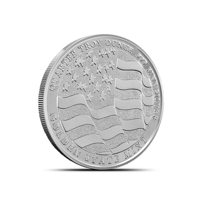 1/4 oz GSM Eagle Silver Round (New)