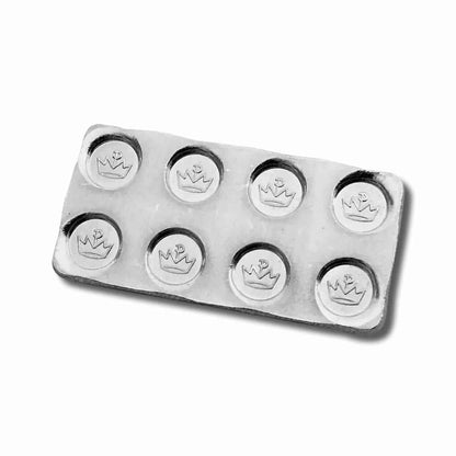 1/4 oz .999 Fine Silver - Monarch Building Block Bar - Quarter 2x4