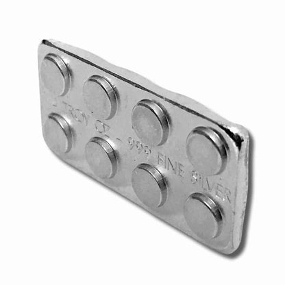 1/4 oz .999 Fine Silver - Monarch Building Block Bar - Quarter 2x4