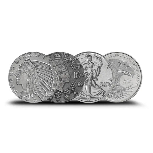 1/10 oz Silver Round (Varied Condition, Any Mint)