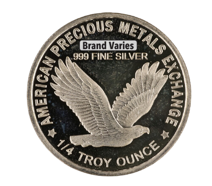 1/4 oz Silver Round – Brand Varies