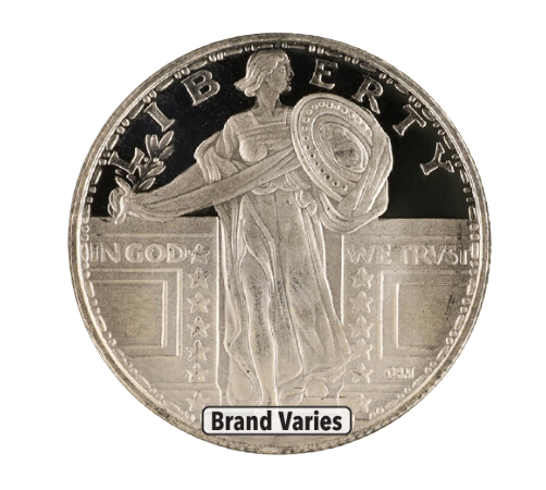 1/4 oz Silver Round – Brand Varies